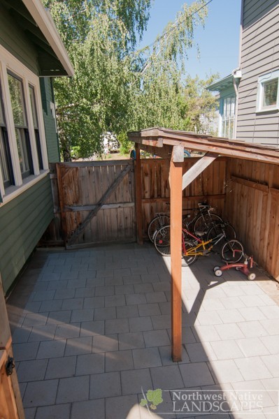 Wood Structure Bike Storage Northwest Native Landscapes